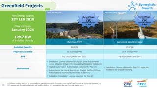 Greenfield Projects
New Energy Auction
28th LEN 2018
PPAs start date
January 2024
109.7 MW
of installed capacity
Cherobim SHPP Gameleira Wind Complex2
Installed Capacity 28.0 MW 81.7 MW
Physical Guarantee 16.6 average-MW 39.4 average-MW3
PPA R$ 189.95/MWh1 until 2053 R$ 89.89/MWh1 until 2043
Environment
 Installation License obtained in Aug-19 (final adjustments
review obtained in Sep-19); important anticipation milestone;
 Vegetal Suppression Authorization expected for Nov-19;
 Authorization for Fauna Rescue and Special Building Offices
Authorizations expected to be issued in Nov-19;
 Substation Installation License expected for Dec-19.
 Installation License obtained in Sep-19; important
milestone for project financing.
Current Stage:
Capex
8.8%
Physical Progress
5.2%
Photo: Mata Velha SHPP Photo: Pedra Cheirosa Wind Complex
1) Constant currency (Sep-19); 2) It comprises the following wind farms: Costa das Dunas, Figueira Branca, Farol de Touros and Gameleira; 3)
12.0 average-MW of energy contracted in the 2018 A-6 Auction; 26.6 average-MW was sold in the free market (ACL).
Current Stage:
Capex
9.6%
Physical Progress
5.0%
16
Synergistic
Growth
 