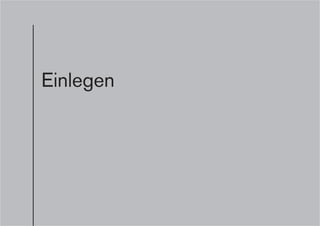 Einlegen