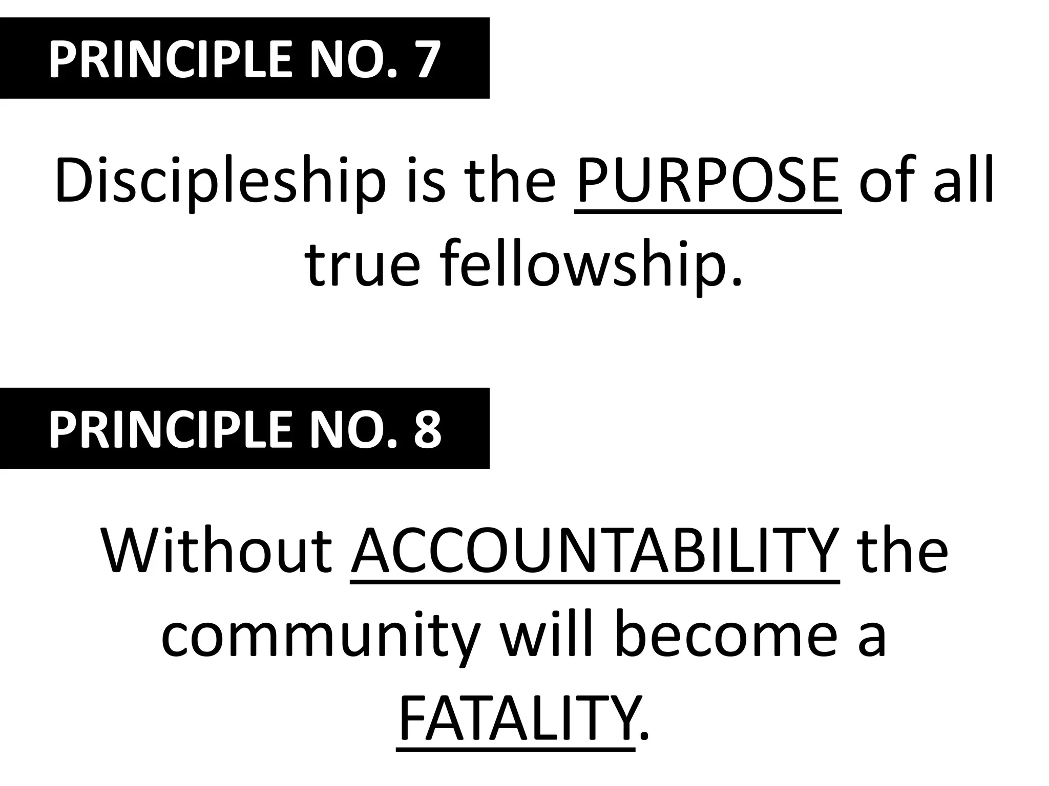 When there is true love, the church will naturally pursue spiritual growth for each and every member.Why do churches fail in discipleship?ABSENCE OF LOVE