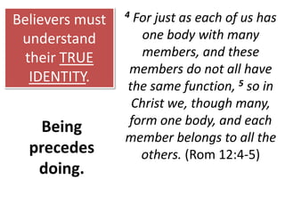 When there is true love, the church will naturally pursue spiritual growth for each and every member.How do churches succeed in discipleship?BY SPEAKING THE TRUTH IN LOVE