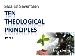 Orient them about their fourfold calling.