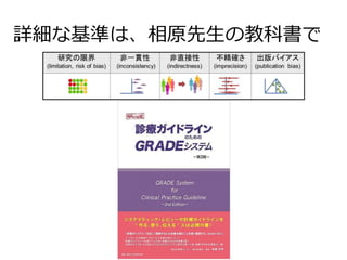 詳細な基準は、相原先生の教科書で
 