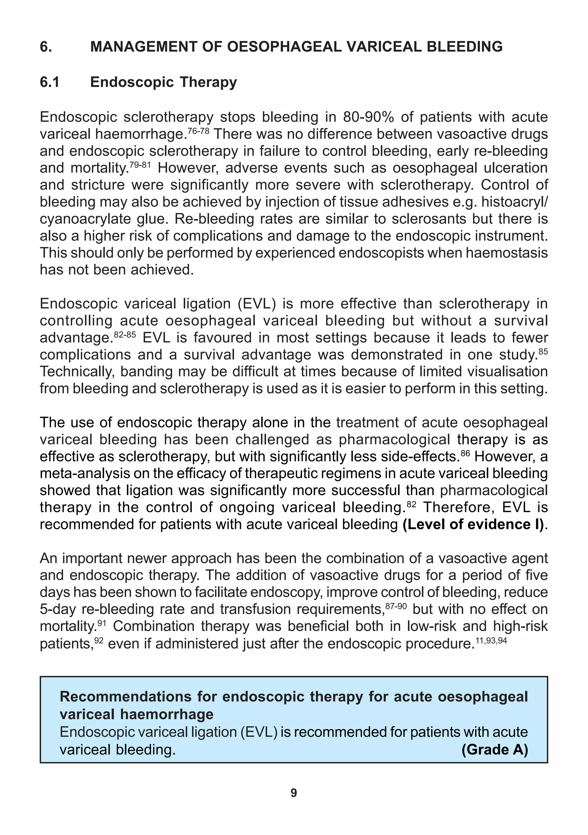 Cpg Management Acute Variceal Bleeding | PDF