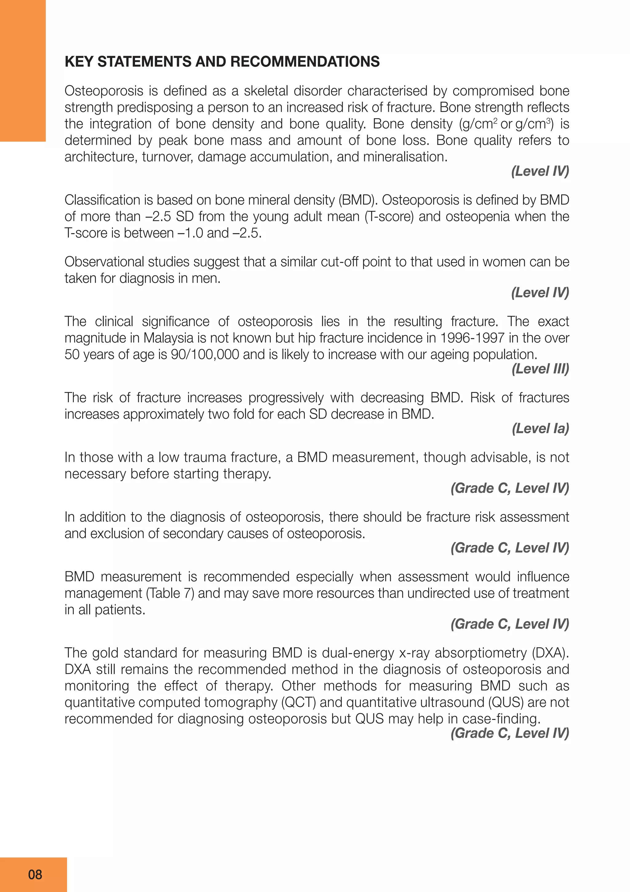 CPG management of osteoporosis | PDF
