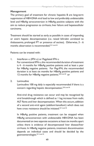 Management of transfusion dependent thalassaemia 2 | PDF