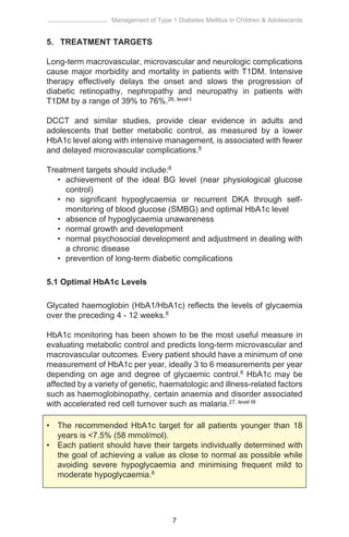 Cpg management of type 1 diabetes mellitus in children & adolescents | PDF