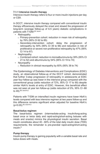 Cpg management of type 1 diabetes mellitus in children & adolescents | PDF
