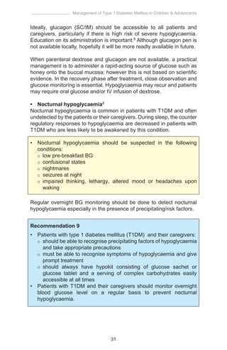 Cpg management of type 1 diabetes mellitus in children & adolescents | PDF