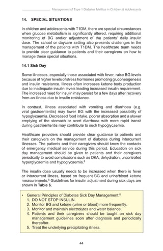 Cpg management of type 1 diabetes mellitus in children & adolescents | PDF