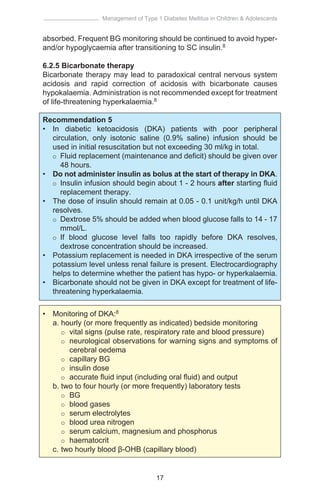 Cpg management of type 1 diabetes mellitus in children & adolescents | PDF