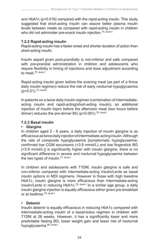 Cpg management of type 1 diabetes mellitus in children & adolescents | PDF