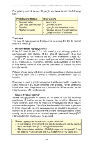 Cpg management of type 1 diabetes mellitus in children & adolescents | PDF