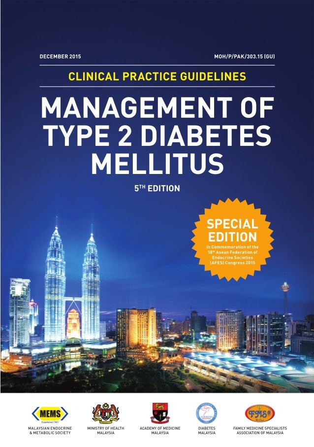 Cpg management of type 2 diabetes mellitus (5th edition ...