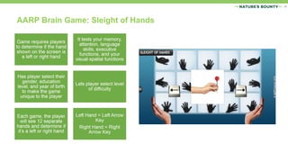 AARP Brain Game: Sleight of Hands
34
 
