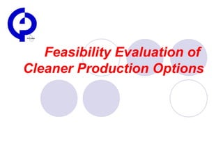 Feasibility Evaluation of
Cleaner Production Options
 