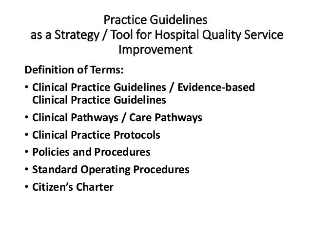 clinical pathway definition