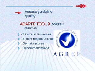 Agree Instrument Example Evidence-Based Clinical Practice Guidelines for OBSTETRICS AND ...