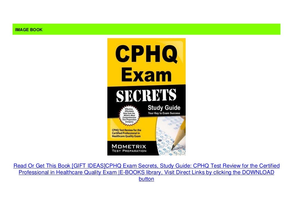 CPHQ Testking