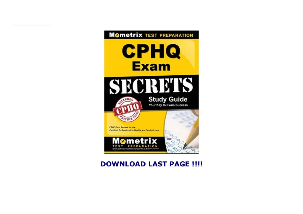 CPHQ Lerntipps