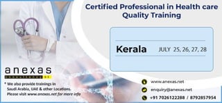 PROFESSIONAL IN HEALTH CARE QUALITY TRAINING