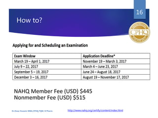 Certified Professional in Healthcare quality "Cphq" | PPSX