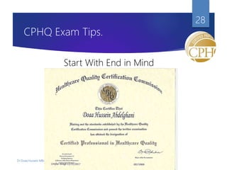 Certified Professional in Healthcare quality "Cphq" | PPSX