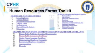Human Resources Forms Toolkit
 