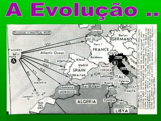  Terminada a guerra, a base norte-americana daTerminada a guerra, a base norte-americana da
ilha de Santa Maria rapidamente se transformouilha de Santa Maria rapidamente se transformou
num aeroporto internacional e centro de escalasnum aeroporto internacional e centro de escalas
técnicas para as aeronaves que cruzavam otécnicas para as aeronaves que cruzavam o
Atlântico entre as Américas, o sul da Europa, oAtlântico entre as Américas, o sul da Europa, o
norte de África e o Médio Oriente ..norte de África e o Médio Oriente ..
 Igual papel, mas para a aviação militar, teve (eIgual papel, mas para a aviação militar, teve (e
continua a ter) a Base das Lajes, na ilha Terceira,continua a ter) a Base das Lajes, na ilha Terceira,
onde, após a saída do contingente britânicoonde, após a saída do contingente britânico
chegado em 1943, se instalou um destacamentochegado em 1943, se instalou um destacamento
militar dos Estados Unidos naquela que é a Basemilitar dos Estados Unidos naquela que é a Base
Área n.º 4 da Força Aérea Portuguesa (ainda emÁrea n.º 4 da Força Aérea Portuguesa (ainda em
pleno funcionamento) ..pleno funcionamento) ..
 
