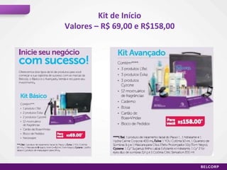 Kit de Início Valores – R$ 69,00 e R$158,00 