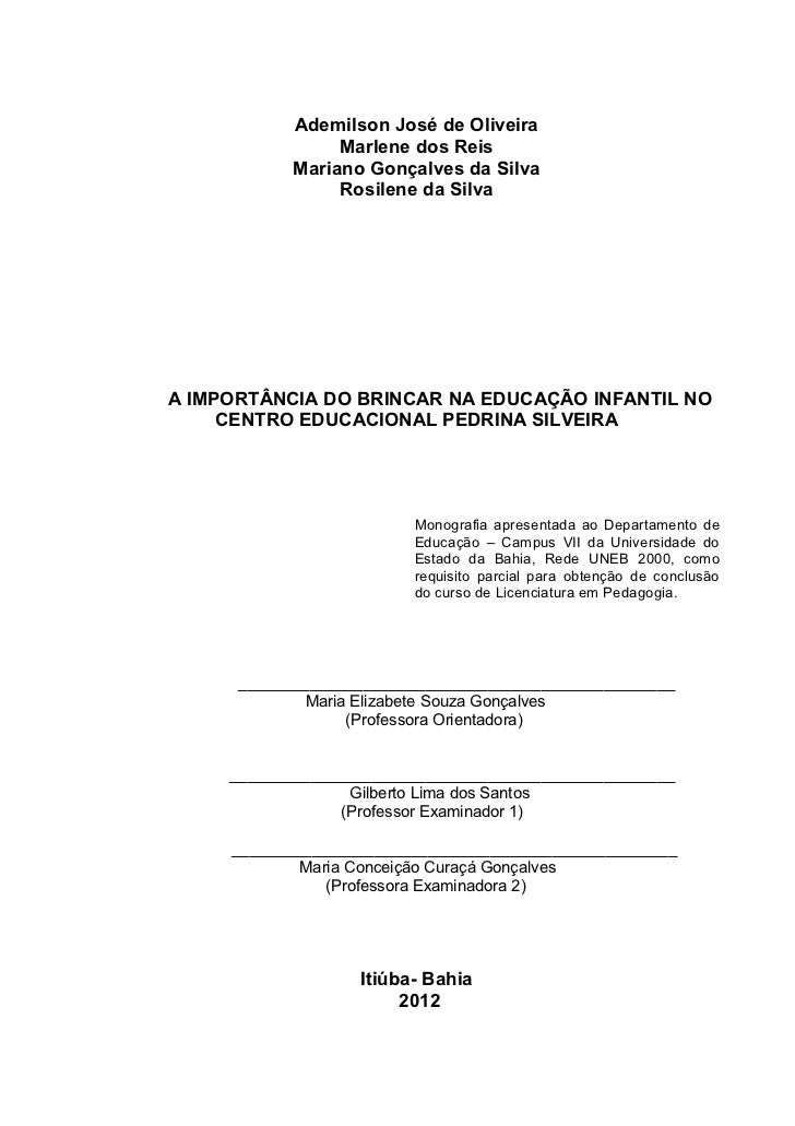 Monografia trabalho infantil