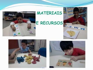 MATERIAIS
E RECURSOS
 