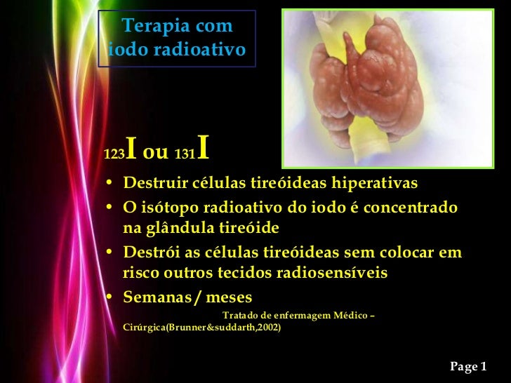 terapia com iodo radioativo terapia com iodo radioativo