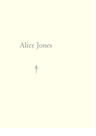 Alice Jones
†
 