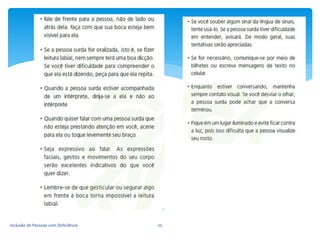 Inclusão de Pessoas com Deficiência 25
 