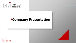 /Company Presentation
 