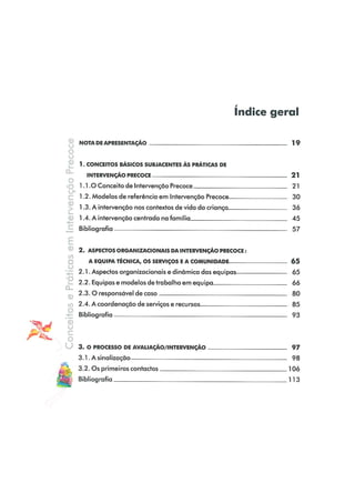 Conceitos e Práticas em Intervenção Precoce