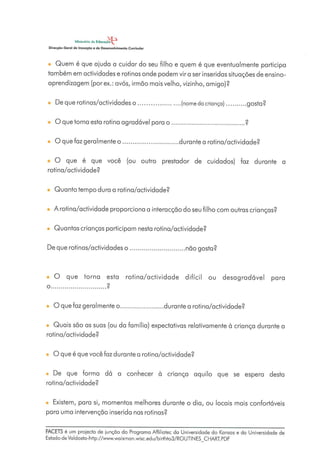 Conceitos e Práticas em Intervenção Precoce