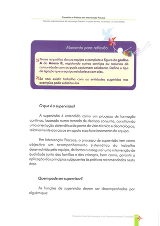 Conceitos e Práticas em Intervenção Precoce