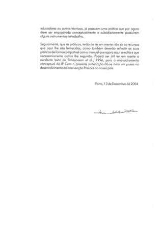 Conceitos e Práticas em Intervenção Precoce