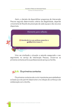 Conceitos e Práticas em Intervenção Precoce