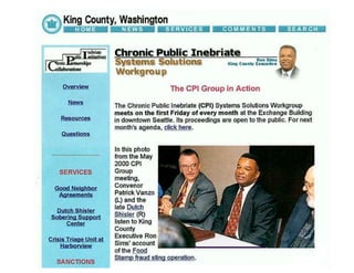 King County Executive’s CPI Web Suite
