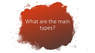 65
What are the main
types?
 