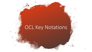 79
OCL Key Notations
 