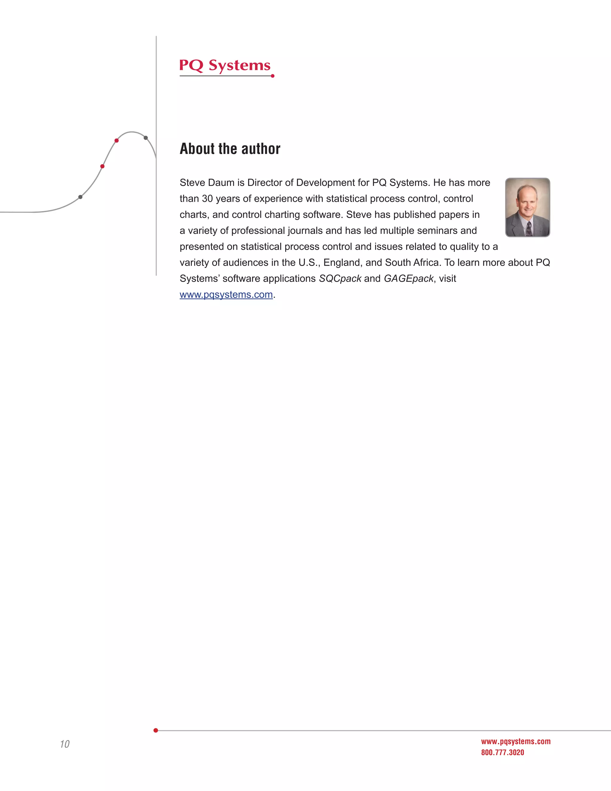 Cpk indispensable index or misleading measure? by PQ Systems