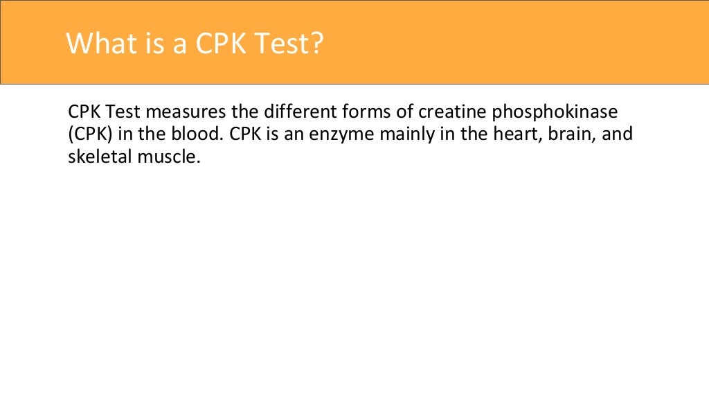 CPK Test