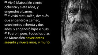 Estudio biblico de genesis capitulo 5