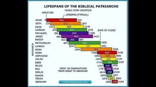 Estudio biblico de genesis capitulo 5