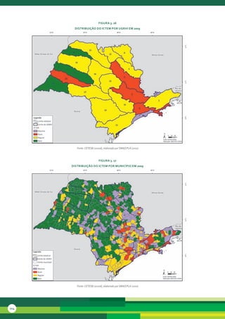 FiGura 3. 26
        distribuição do icteM Por uGrHi eM 2009




         Fonte: CETESB (2010d), elaborado por SMA/CPLA (2010)



                           FiGura 3. 27
      distribuição do icteM Por MunicíPio eM 2009




         Fonte: CETESB (2010d), elaborado por SMA/CPLA (2010)




114
 