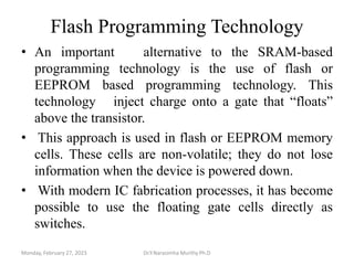 Flash Programming Technology CPLD & FPGA Architectures and applictionsplications.pptx