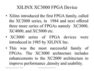 CPLD & FPGA Architectures and applictionsplications.pptx